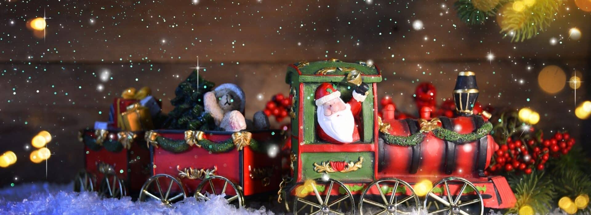 christmas train display