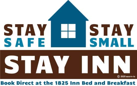 Stay safe, stay small, Stay Inn logo